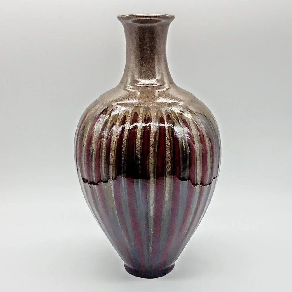 Brown Red Drip Glaze 11